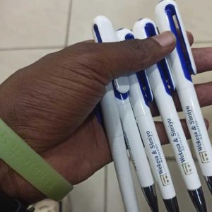 Official Pens branding in Nairobi