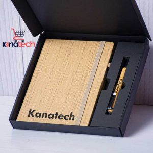 Notebook & pen gift set engraving