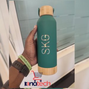 Branded Wood Lid Thermal Flask (600ml) Nairobi