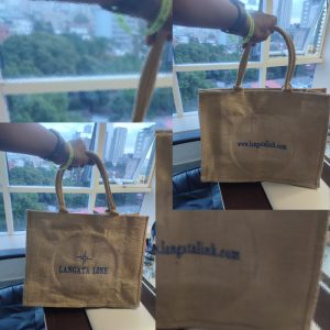 Double-sided branded jute bag in nairobi