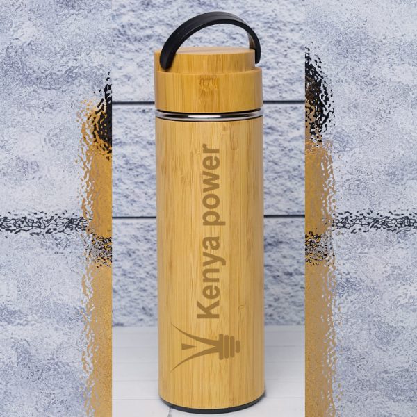 Engraved bamboo flask (450mls) in nairobi, kenya