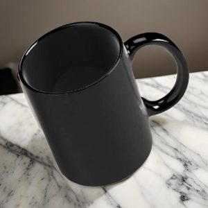 Branded Black Ceramic Mug in Westlands