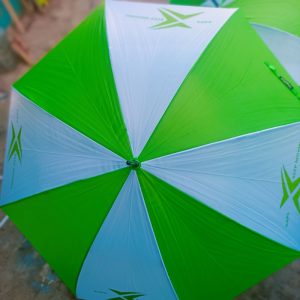 Branded umbrella in Nairobi