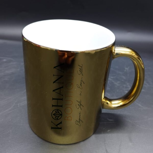 Branded chrome gold mugs in nairobi