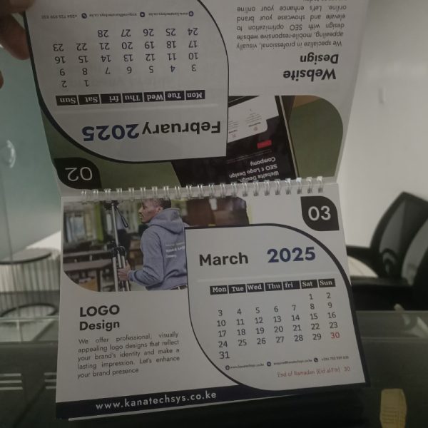 Customized desk calendar kenya