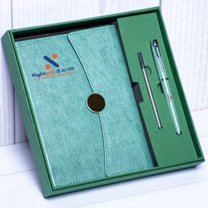 Branded notebook pen set gift