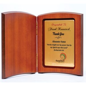 Booklet Wooden Awards in Kenya